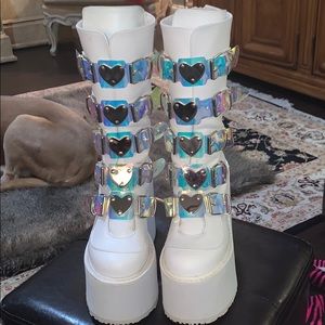 black lovesick trinity boots